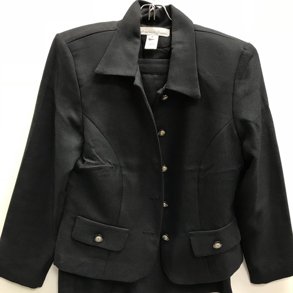Black skirt and jacket